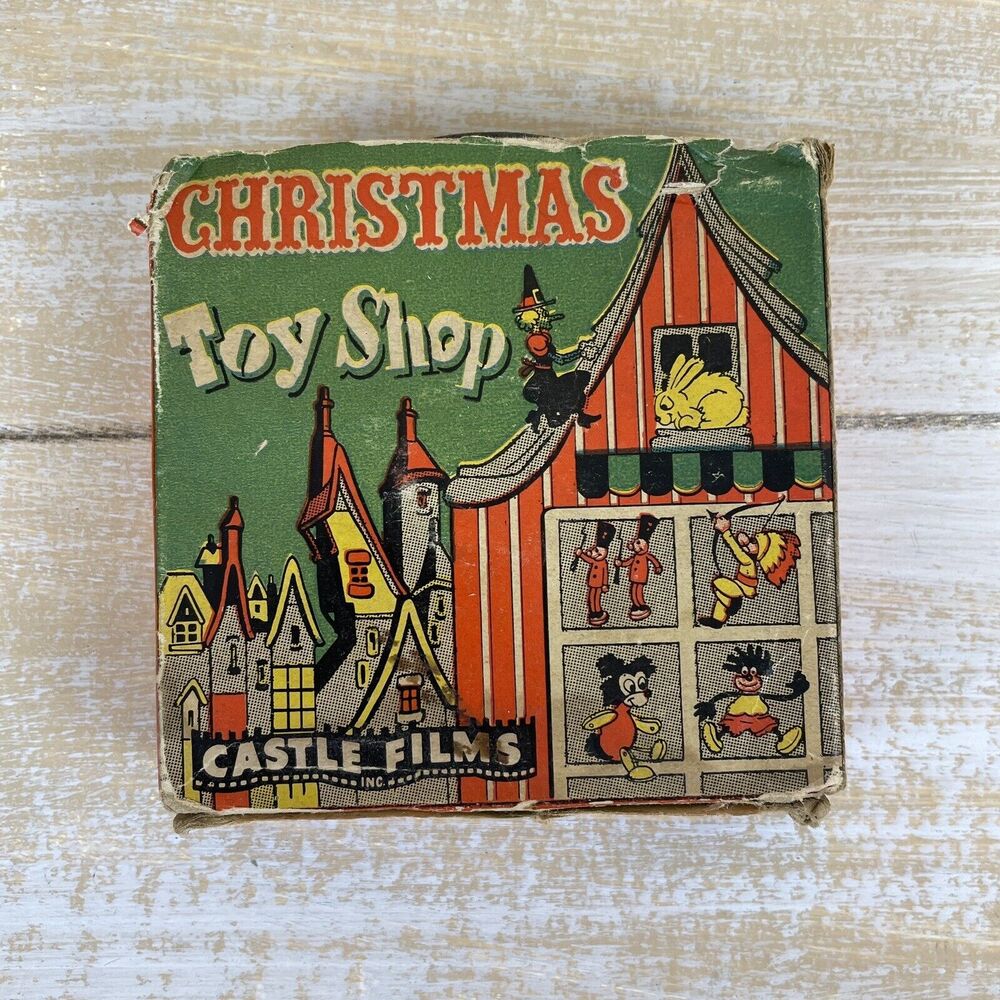 Vintage Christmas Toy Shop 16MM Castle Films